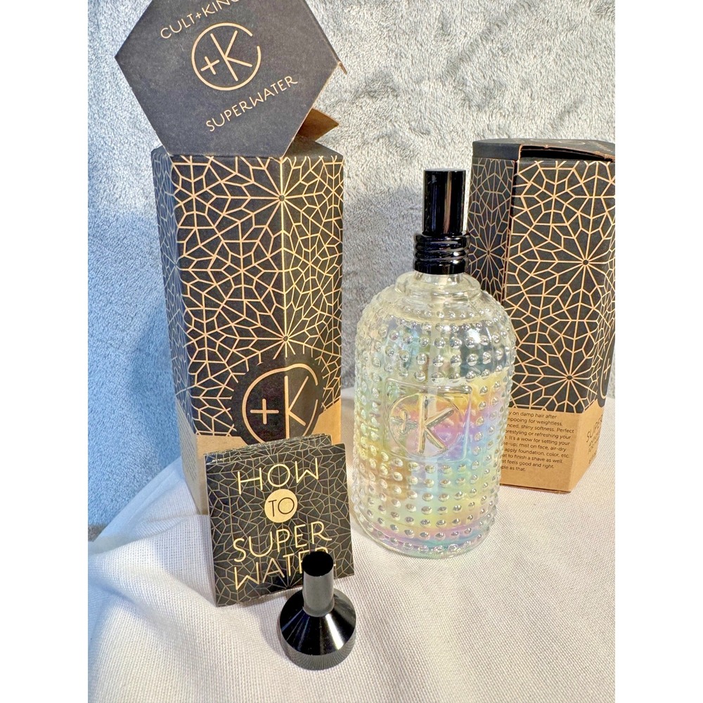 Cult + King Superwater Antioxidant Toner Hair and Skin 6 oz Spray Balance NIB